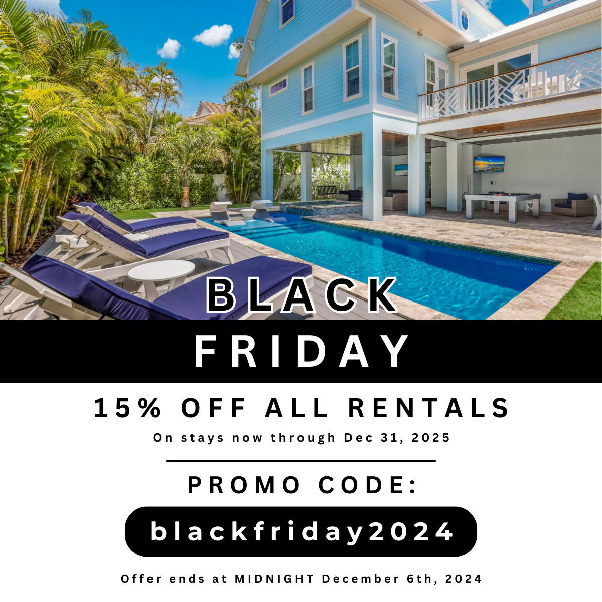 Black Friday Sale Anna Maria Island Accommodations